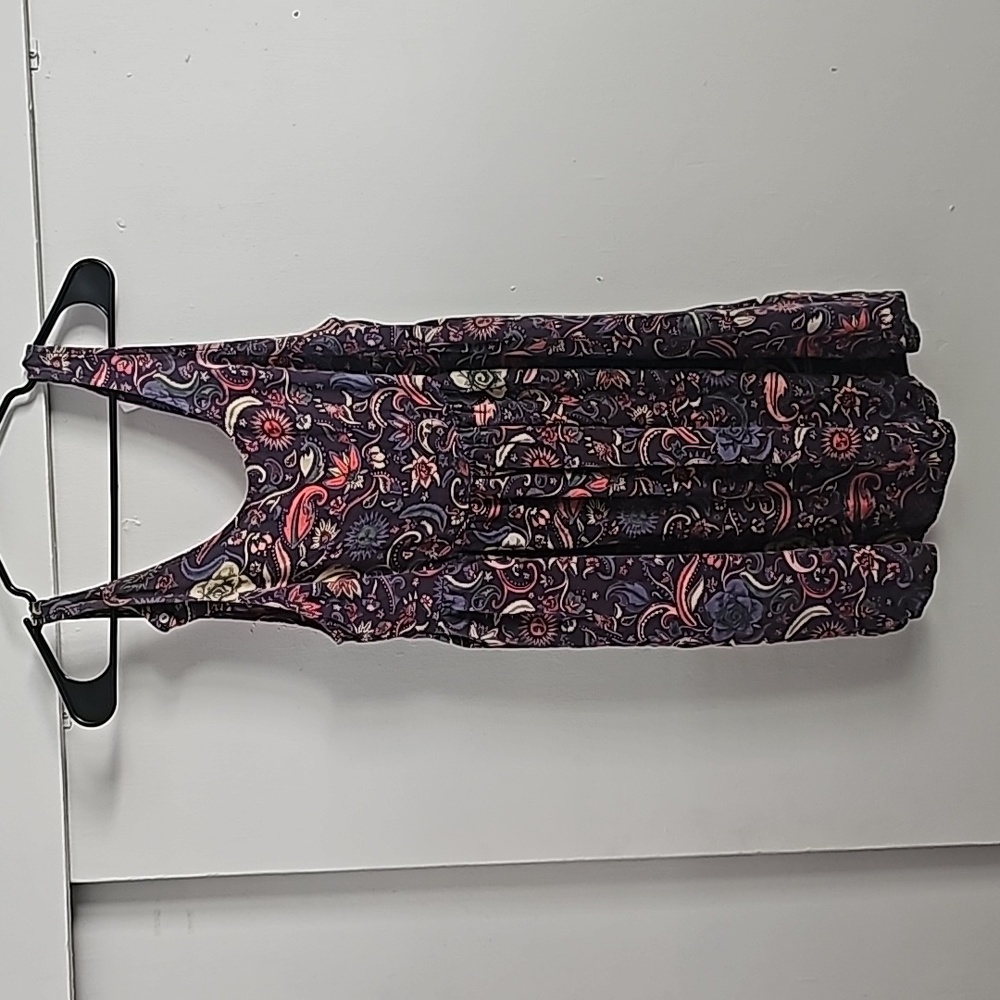 Vintage 90s celestial sun paisley print mini babydoll dress